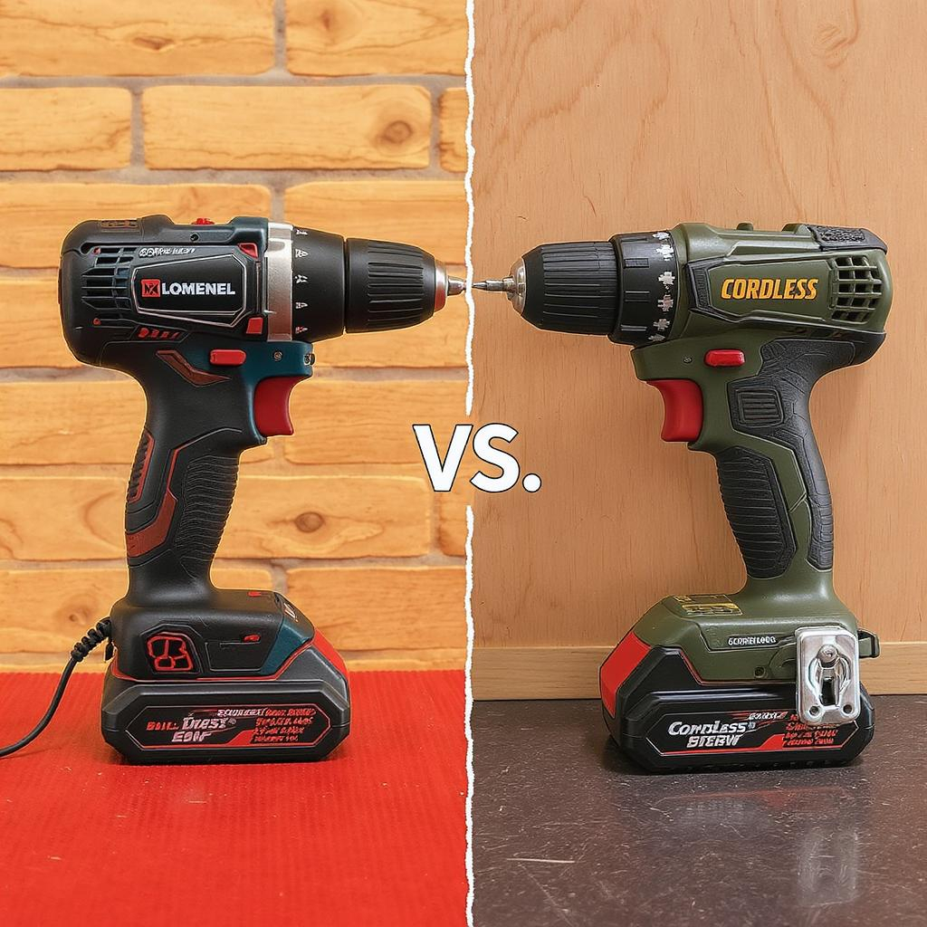 Comparativa entre una herramienta inalámbrica y una con cable.