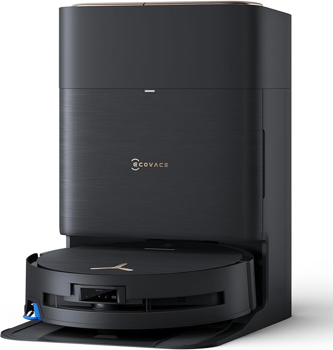 ECOVACS DEEBOT X9 PRO Omni en un salón moderno.